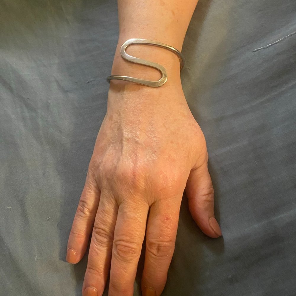 Sterling silver cuff bracelet